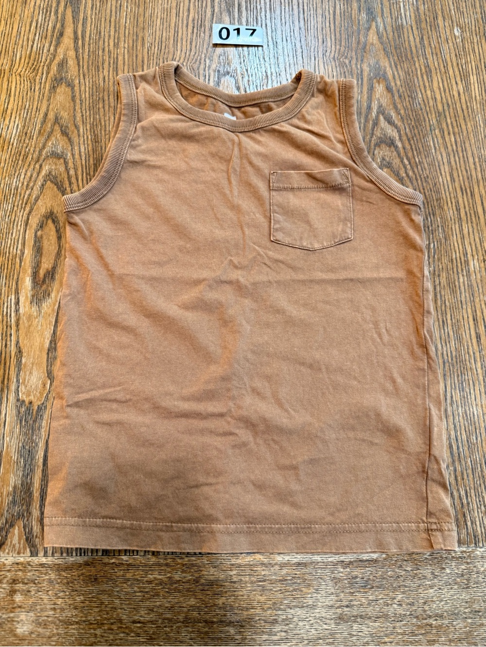 Cotton On Kids Brown Tan Pocket Tank Top